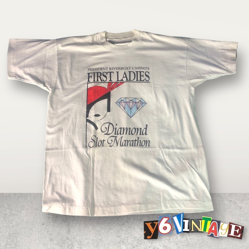 Vintage Diamond Slot Marathon Tee Shirt